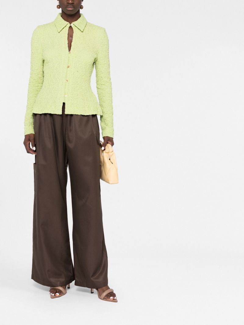 Green Lowry Seersucker Shirt