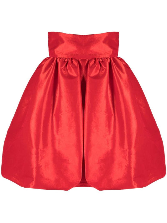 Red Crie Puffball Mini Dress