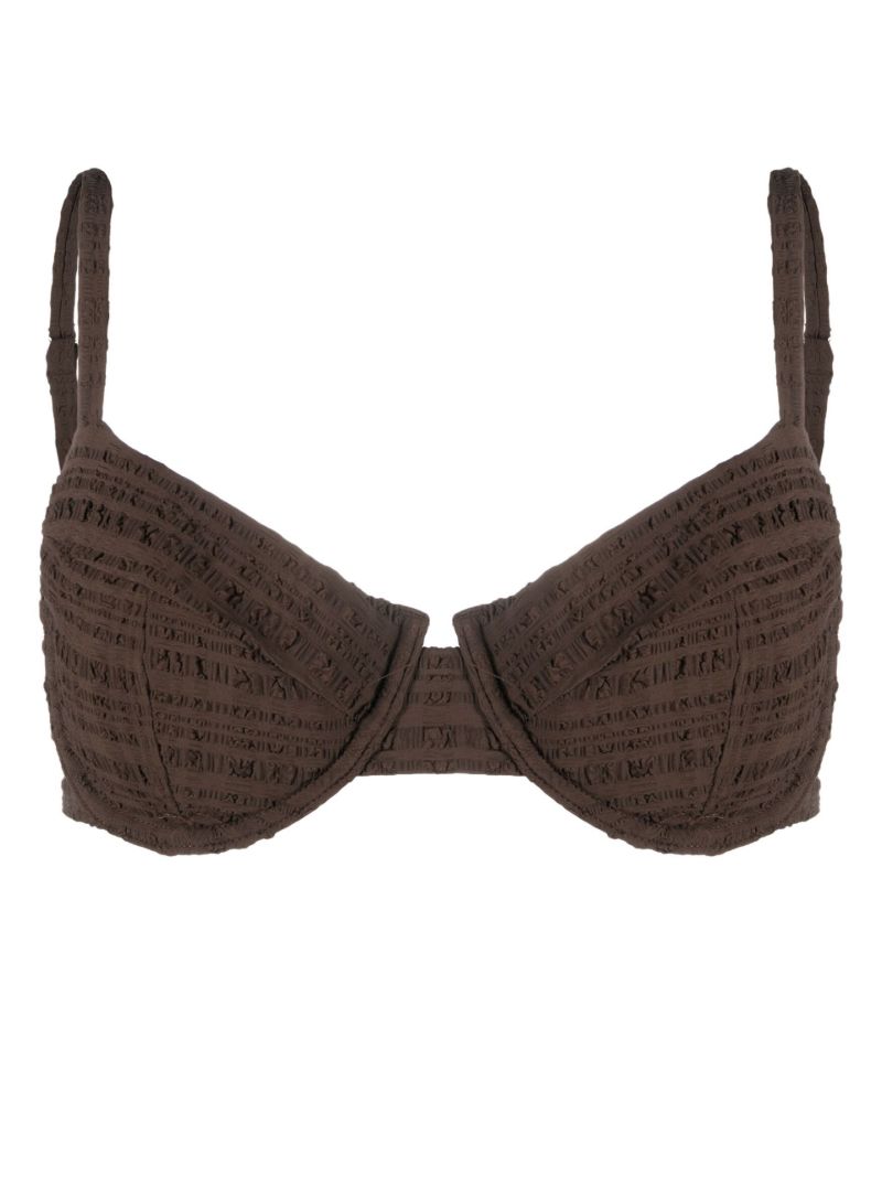 Brown the Base Bikini Top
