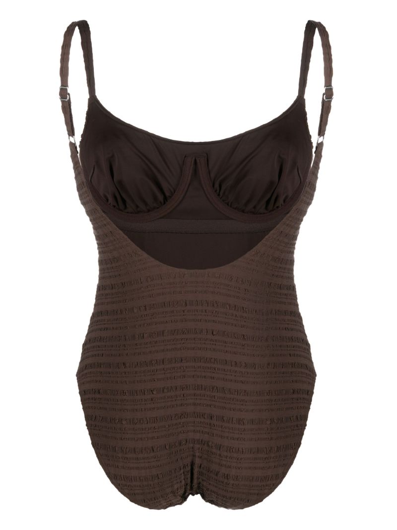 The One Textured Swim Suit