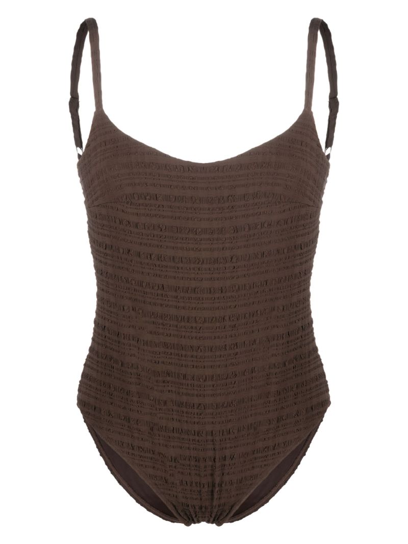 The One Textured Swim Suit