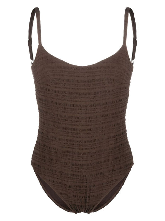 The One Textured Swim Suit
