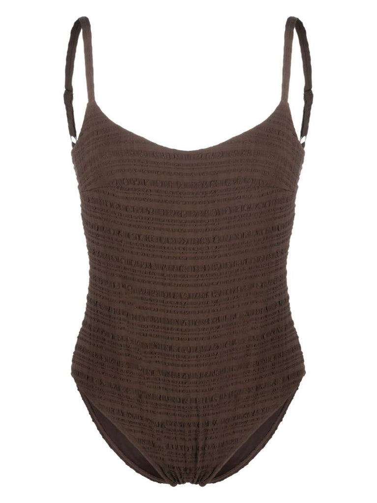 The One Textured Swim Suit