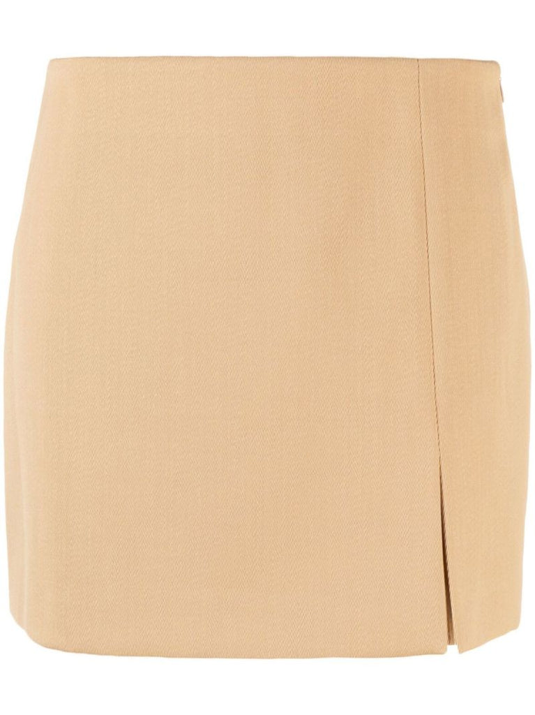 Neutral Della Mini Skirt