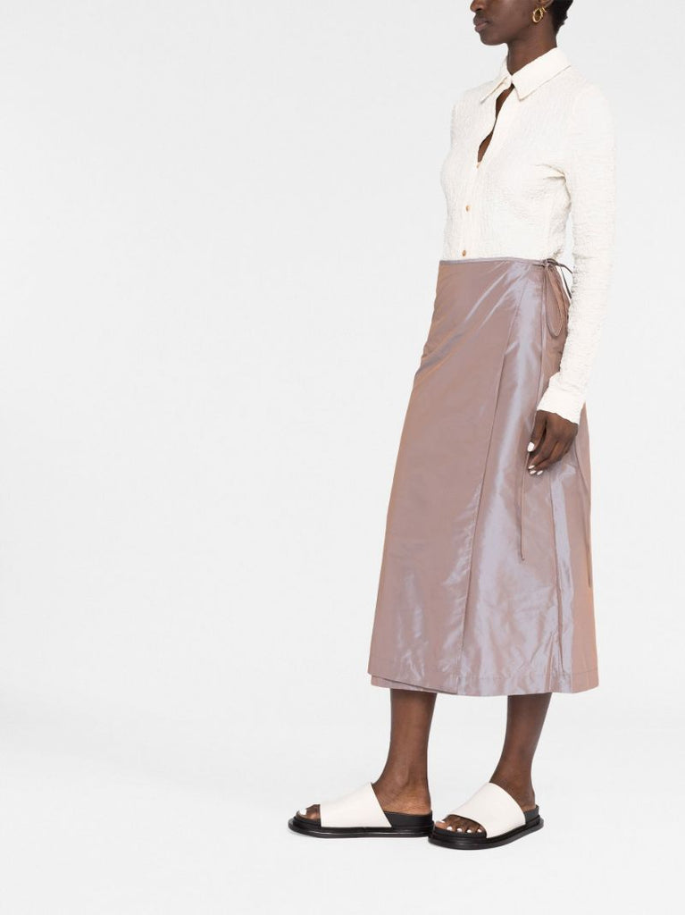 White Lowry Seersucker Shirt