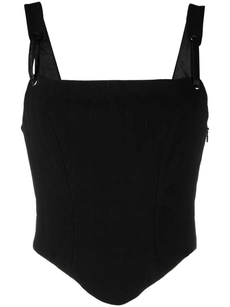 Black Lottie Bodice Top
