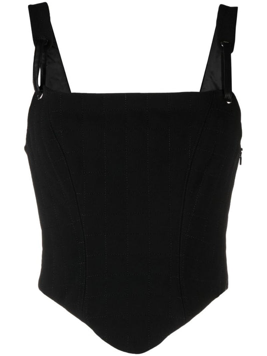 Black Lottie Bodice Top