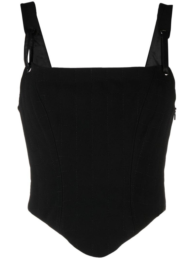 Black Lottie Bodice Top