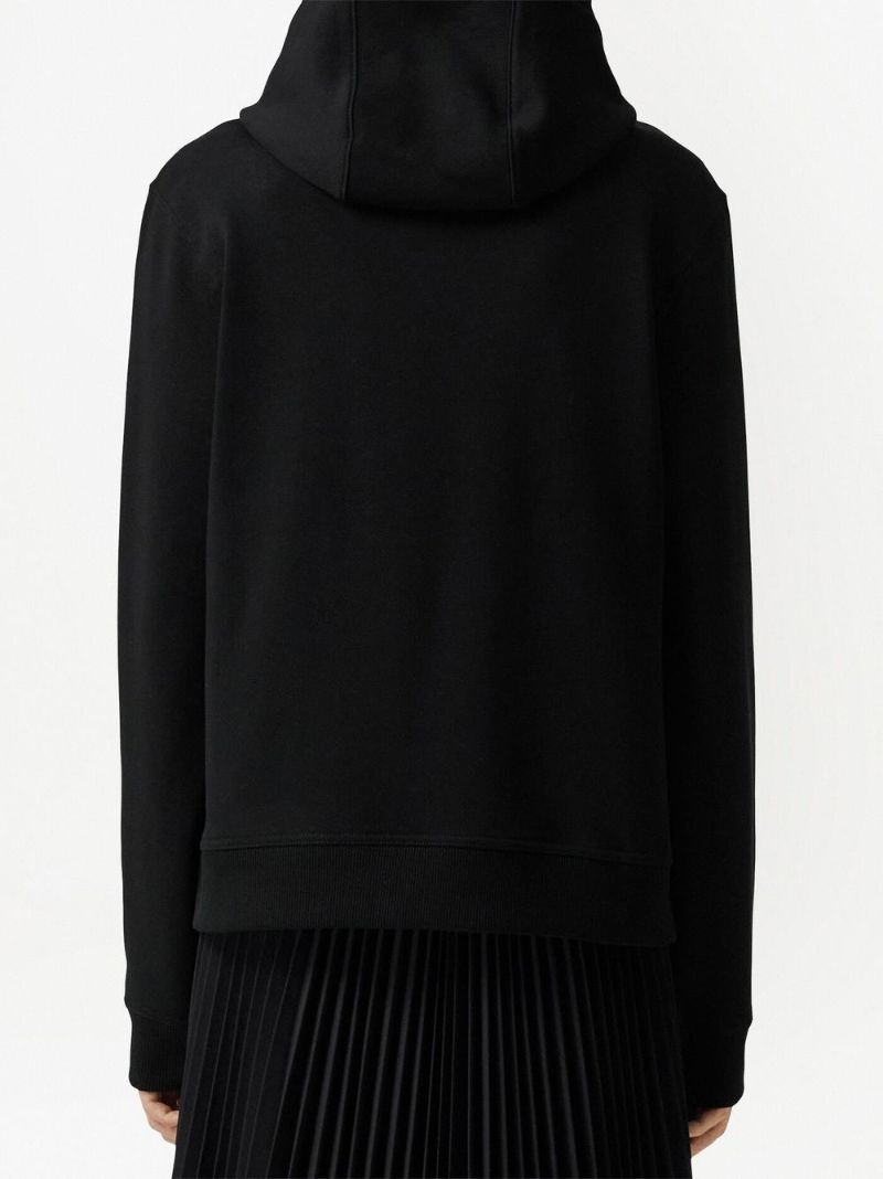 Black Crystal Ekd Cotton Hoodie
