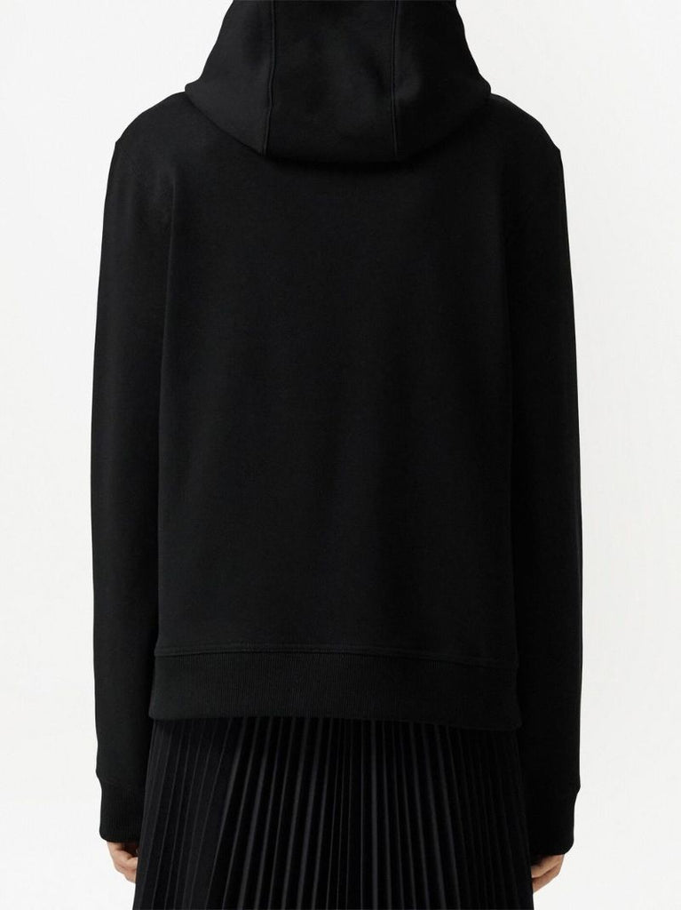 Black Crystal Ekd Cotton Hoodie