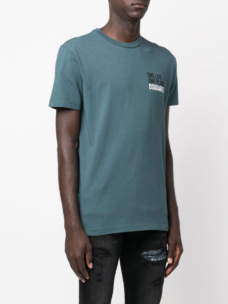 Blue One Life One Planet T-shirt