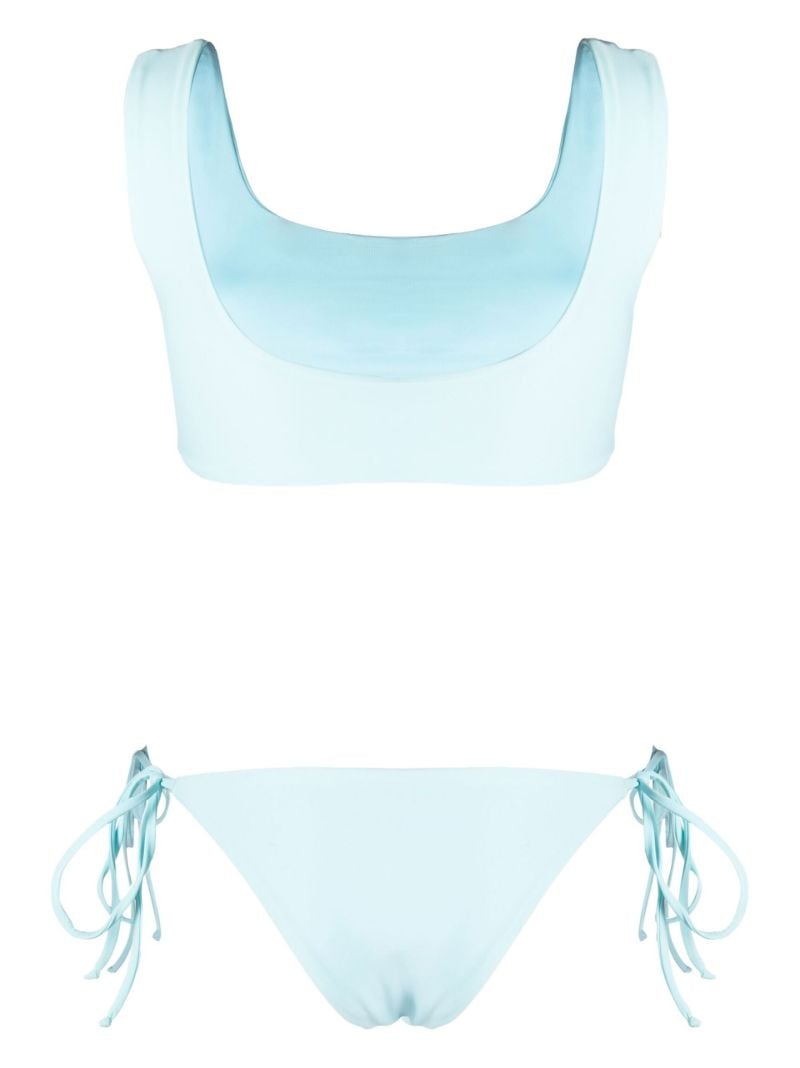 Blue Delphine Crystal-embellished Bikini