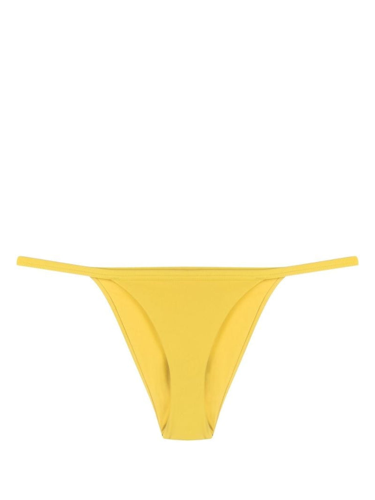 Yellow the Bare Bikini Bottoms