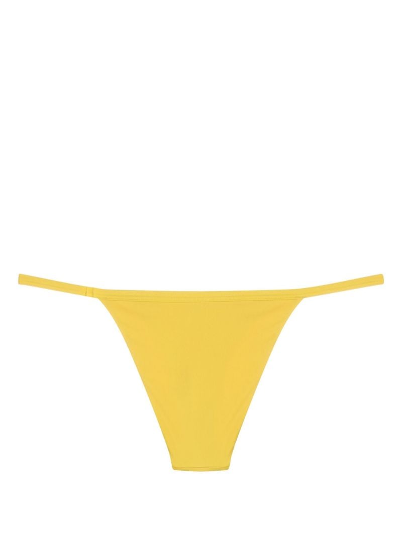Yellow the Bare Bikini Bottoms