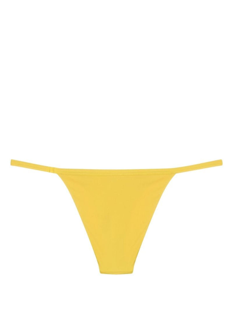 Yellow the Bare Bikini Bottoms