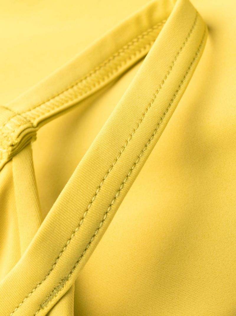 Yellow the Bare Bikini Bottoms