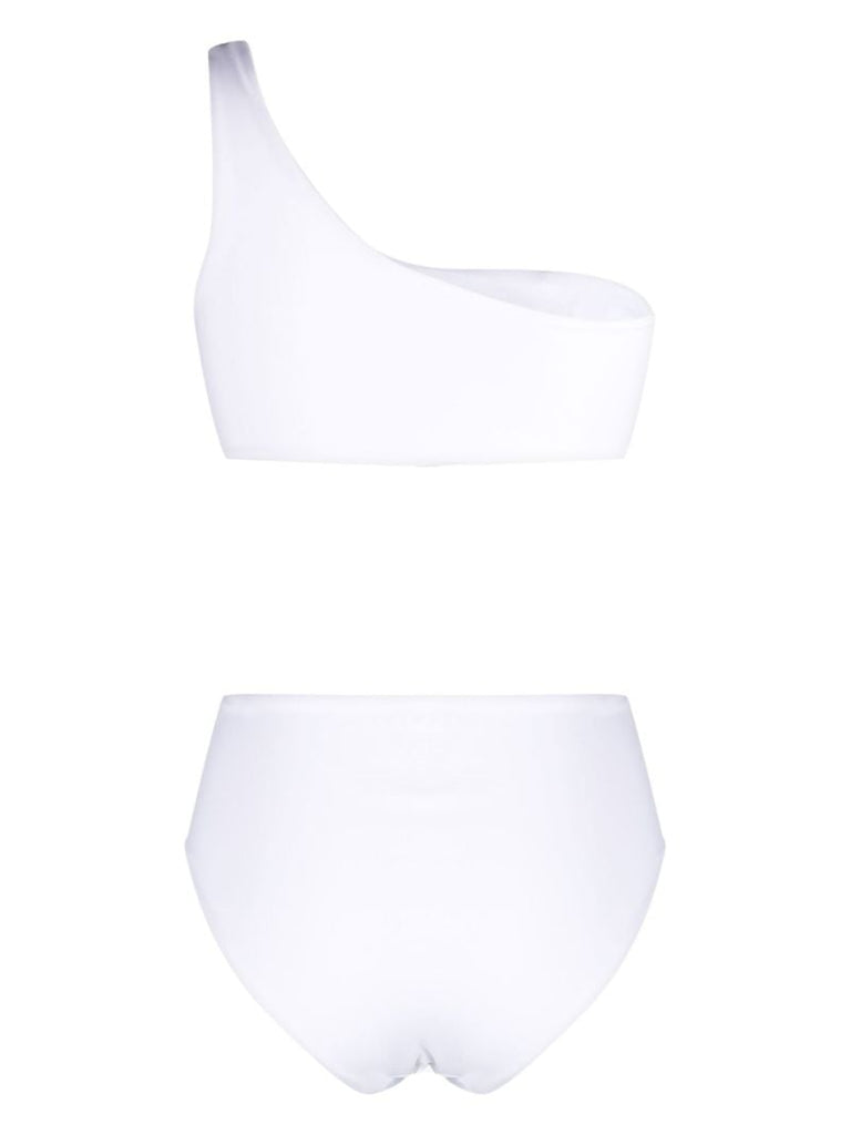 White Isadora One Shoulder Bikini