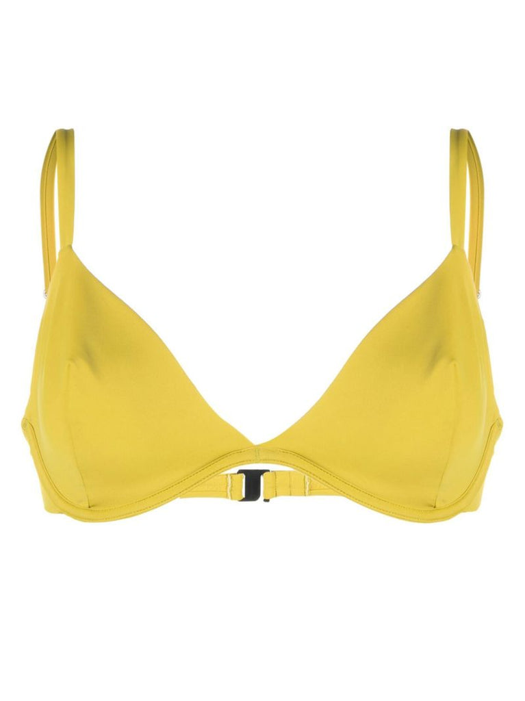 Yellow the Triangle Bikini Top