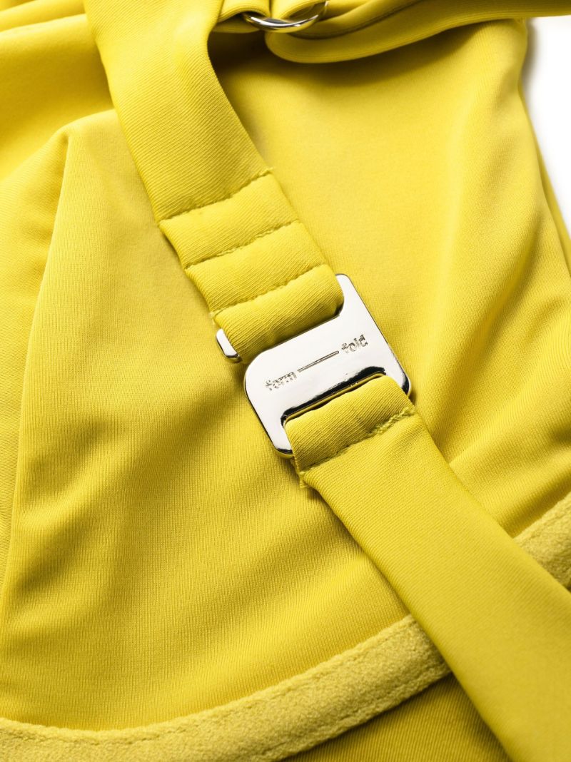 Yellow the Triangle Bikini Top