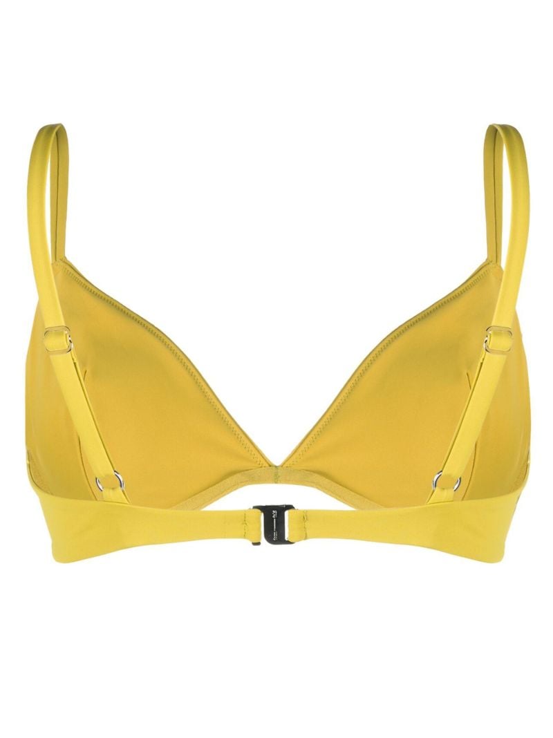 Yellow the Triangle Bikini Top