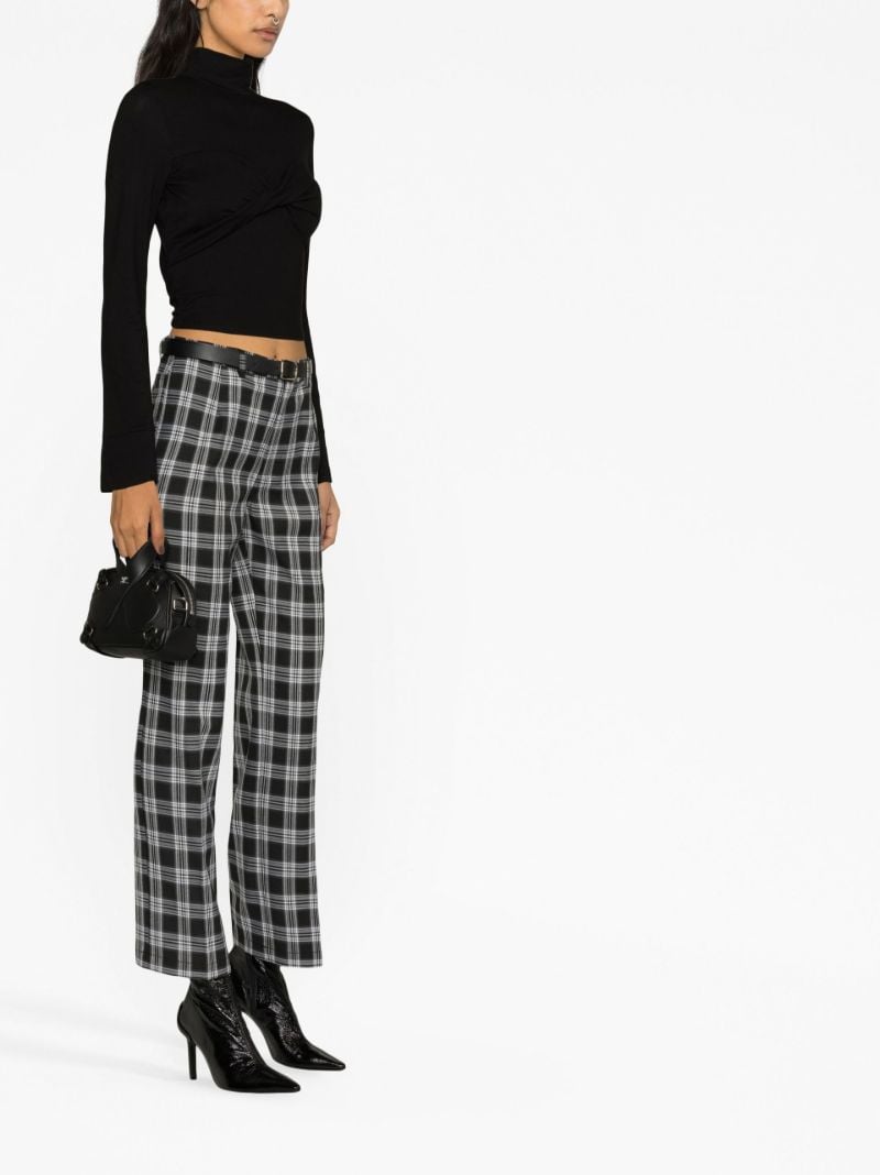 Black Zaire Open-back Knitted Top