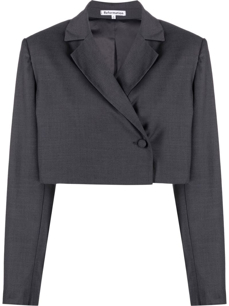 Grey Jason Cropped Blazer