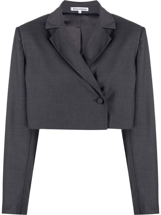 Grey Jason Cropped Blazer