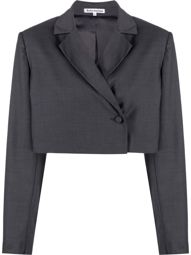 Grey Jason Cropped Blazer