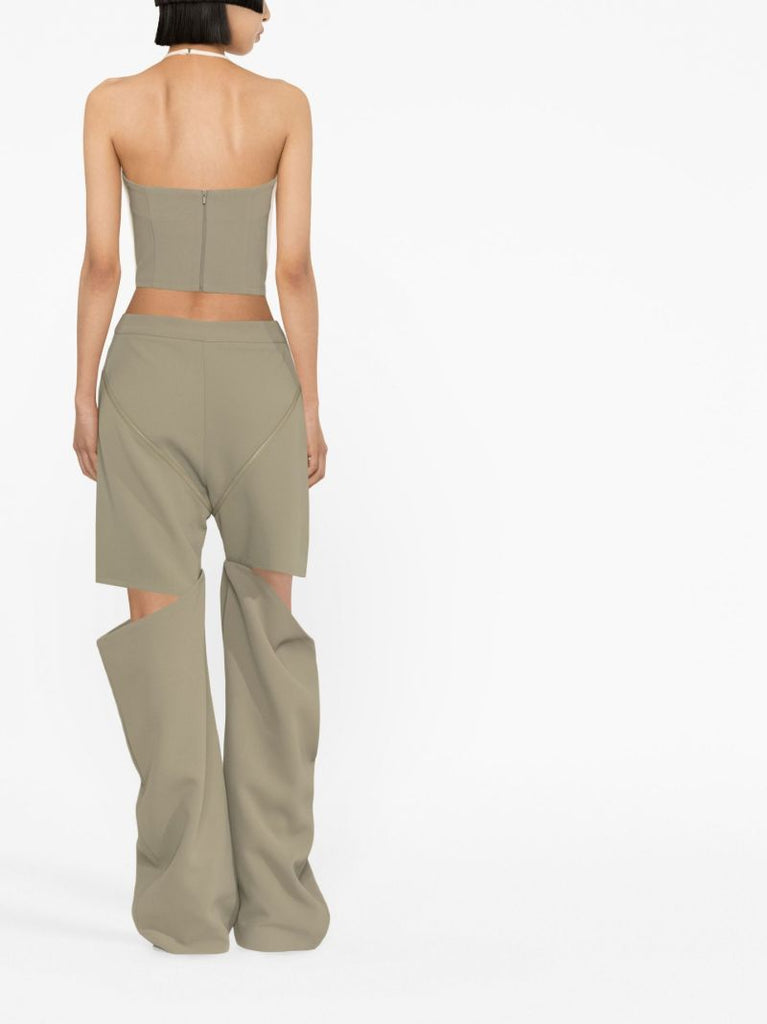 Green Nassia Halterneck Top