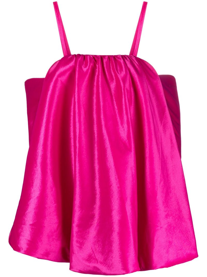 Pink Karen Bow Detail Mini Dress