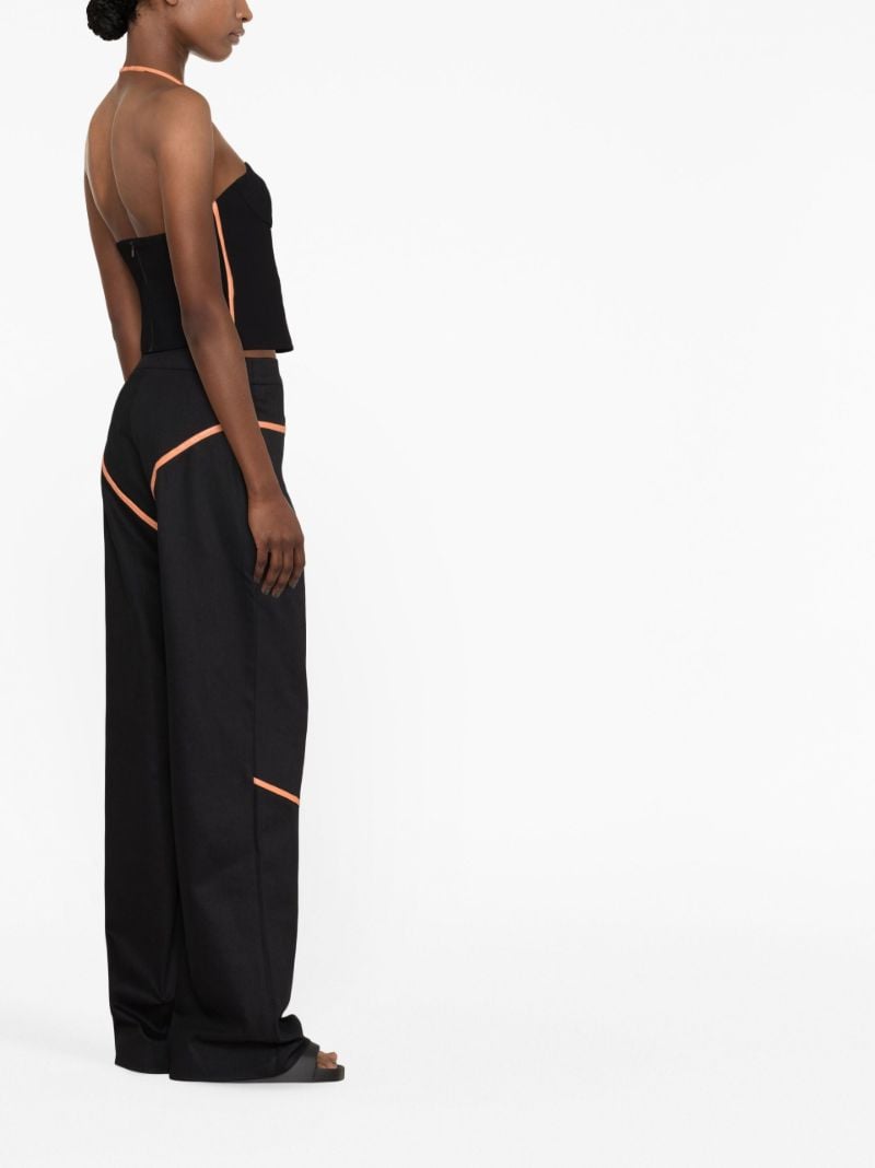 Black Nassia Halterneck Top
