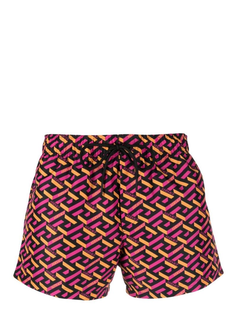 Black La Greca Swim Shorts