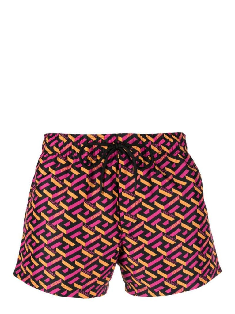 Black La Greca Swim Shorts