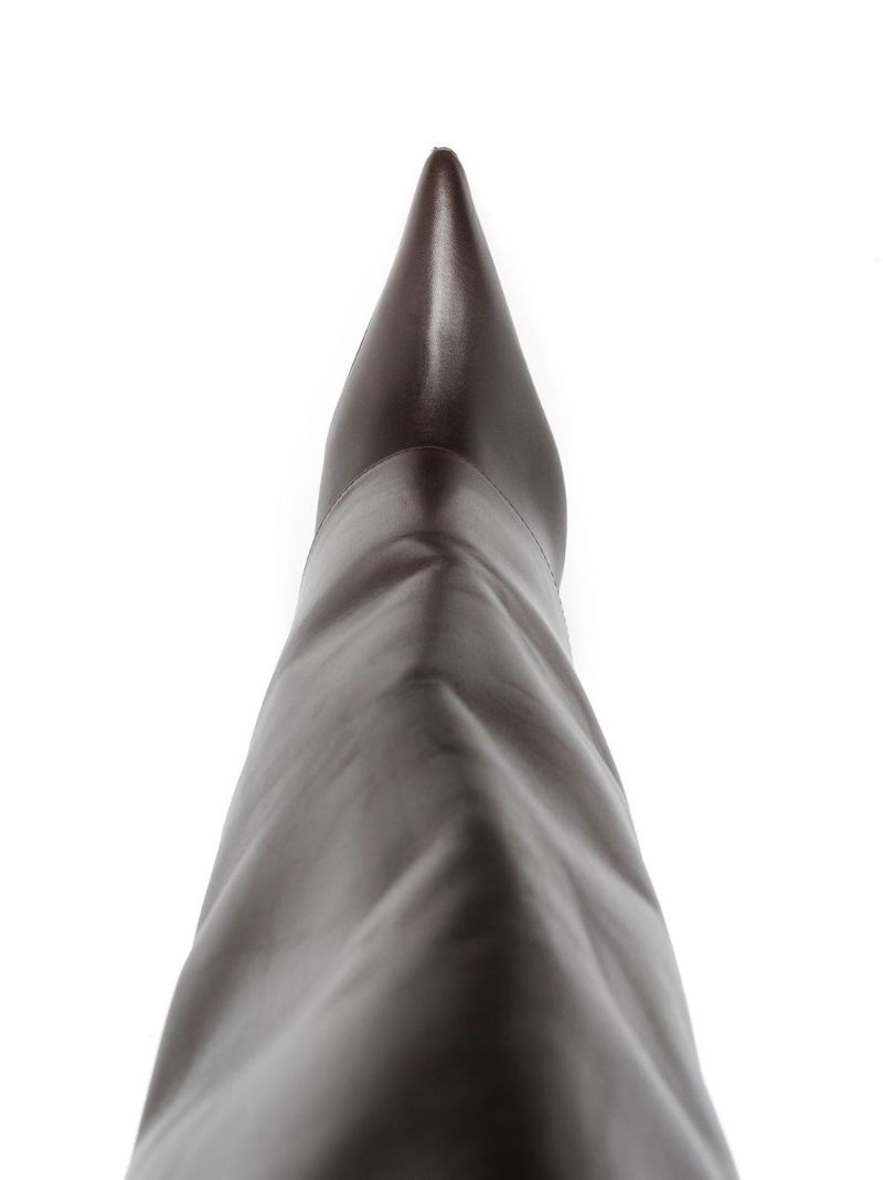 Brown 110 Leather Knee-high Boots
