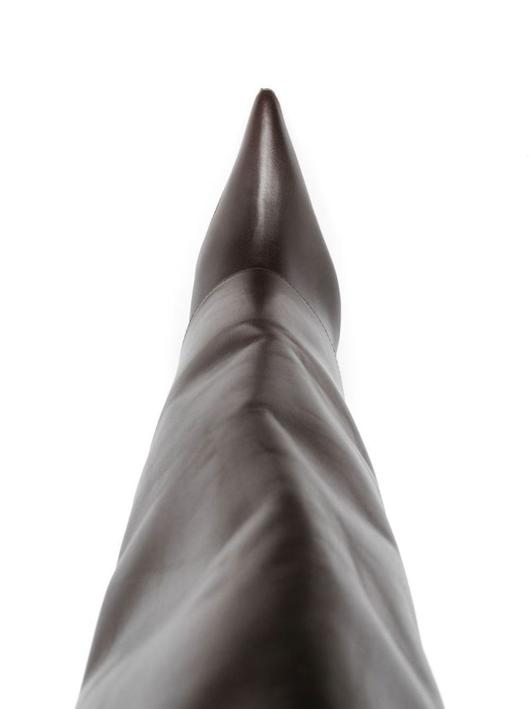 Brown 110 Leather Knee-high Boots