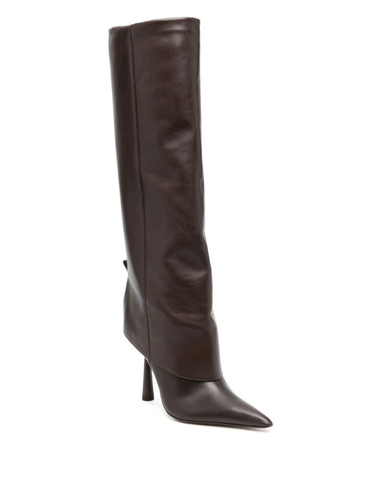 Brown 110 Leather Knee-high Boots