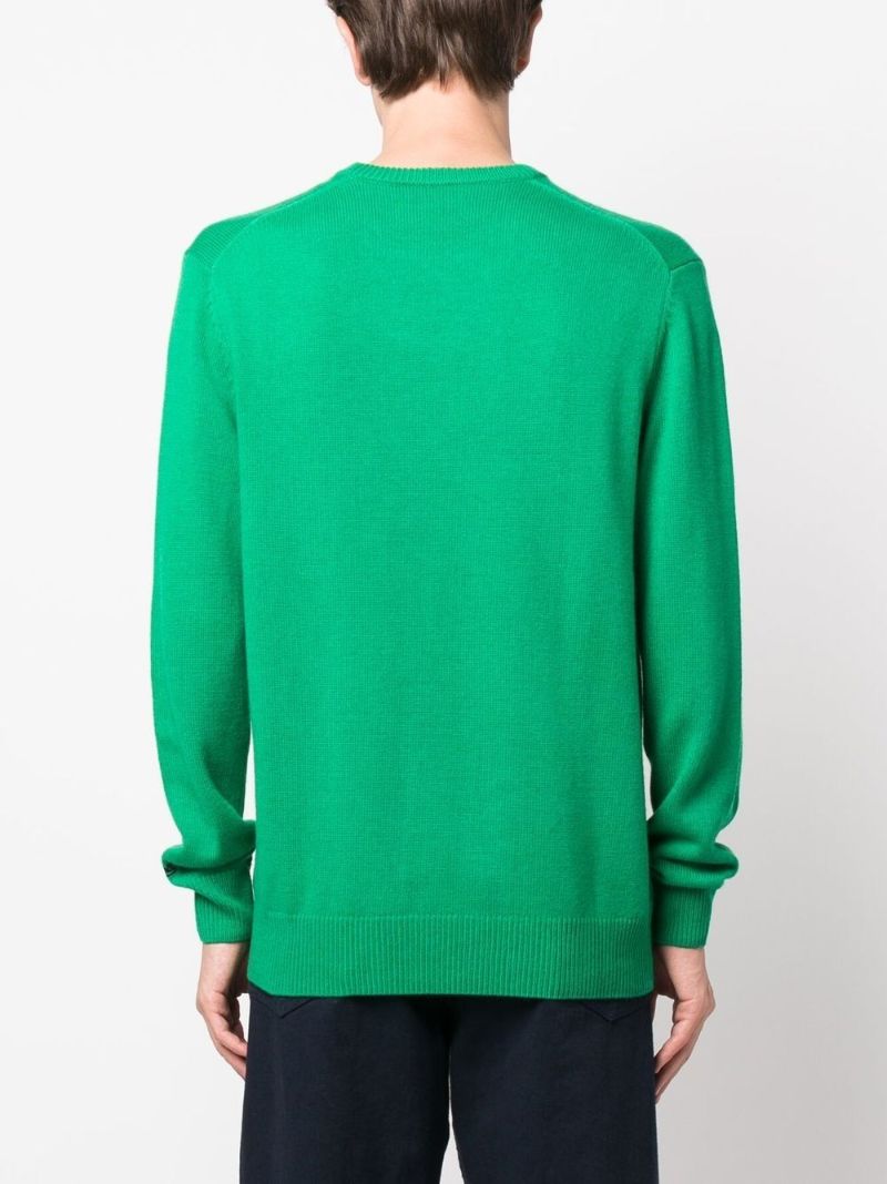 Green Snoopy Weekend Mood Knit Sweater