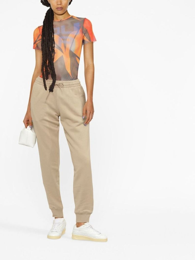 Neutral Logo Print Track Pants