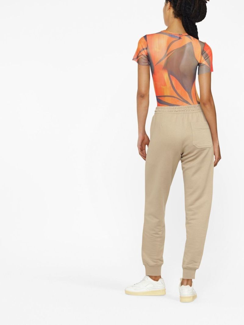 Neutral Logo Print Track Pants