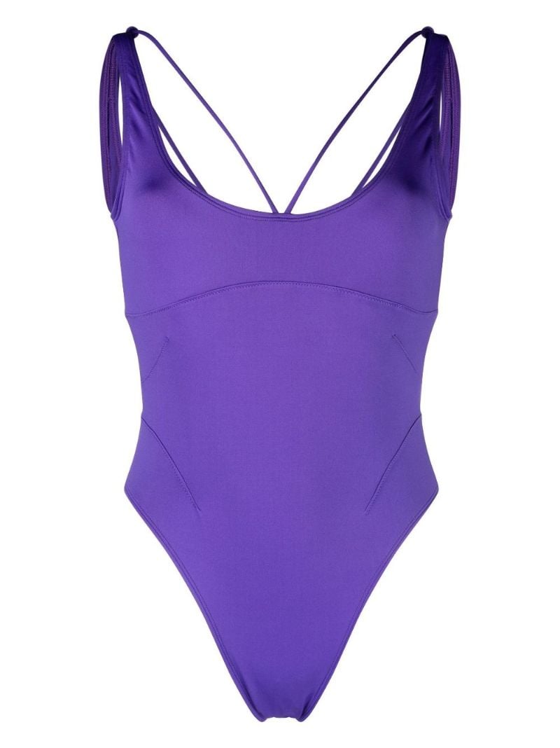 Purple Le Maillot Signature Swimsuit