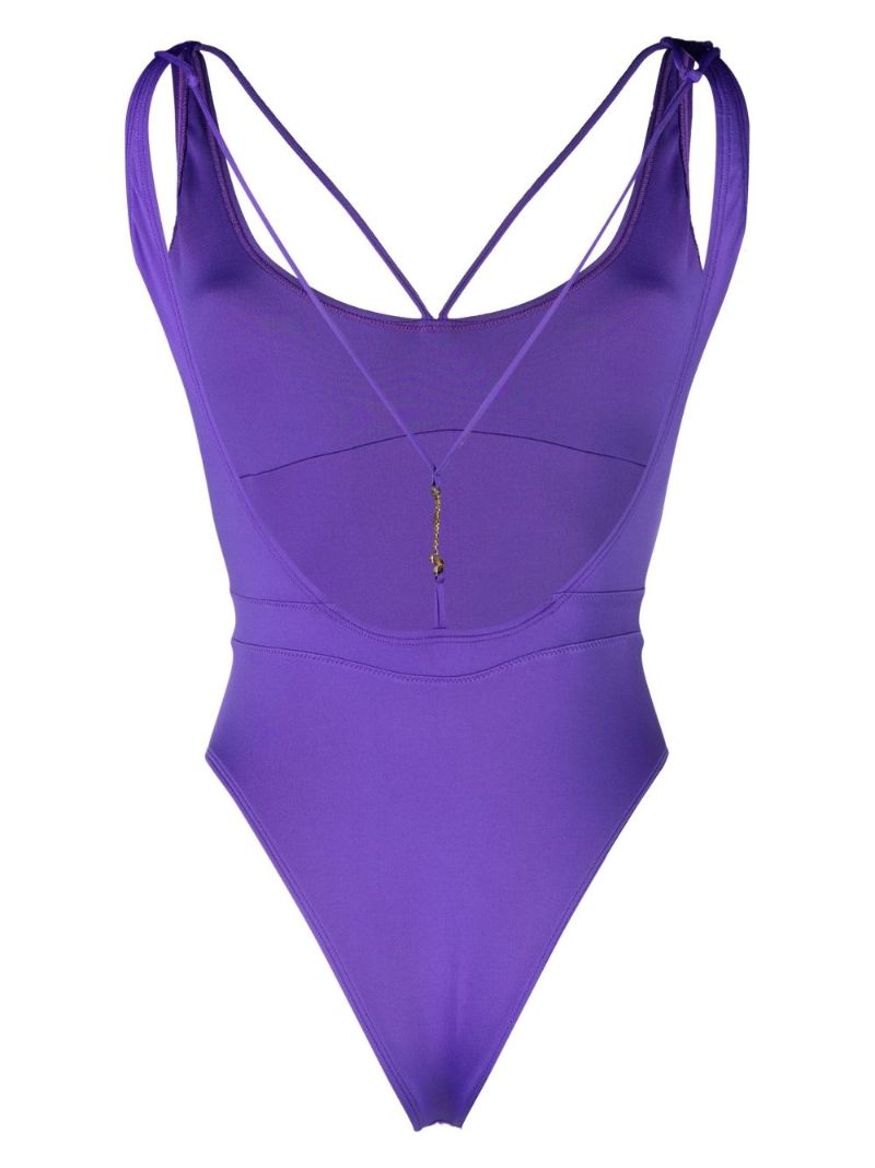 Purple Le Maillot Signature Swimsuit
