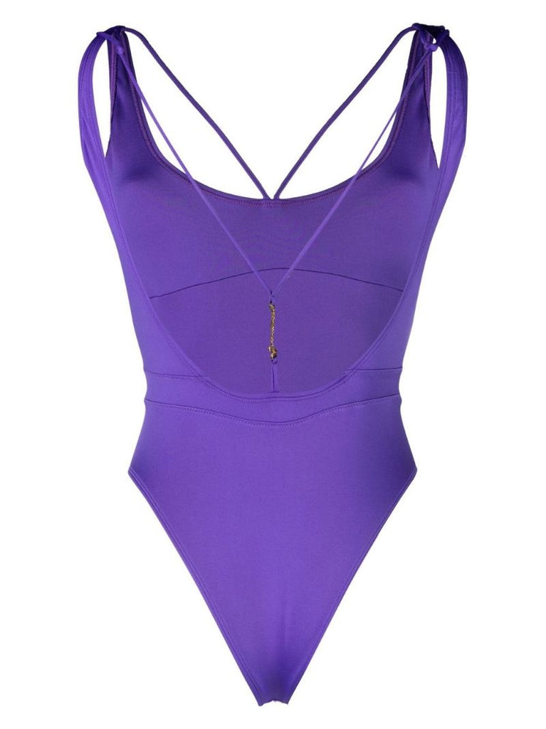 Purple Le Maillot Signature Swimsuit