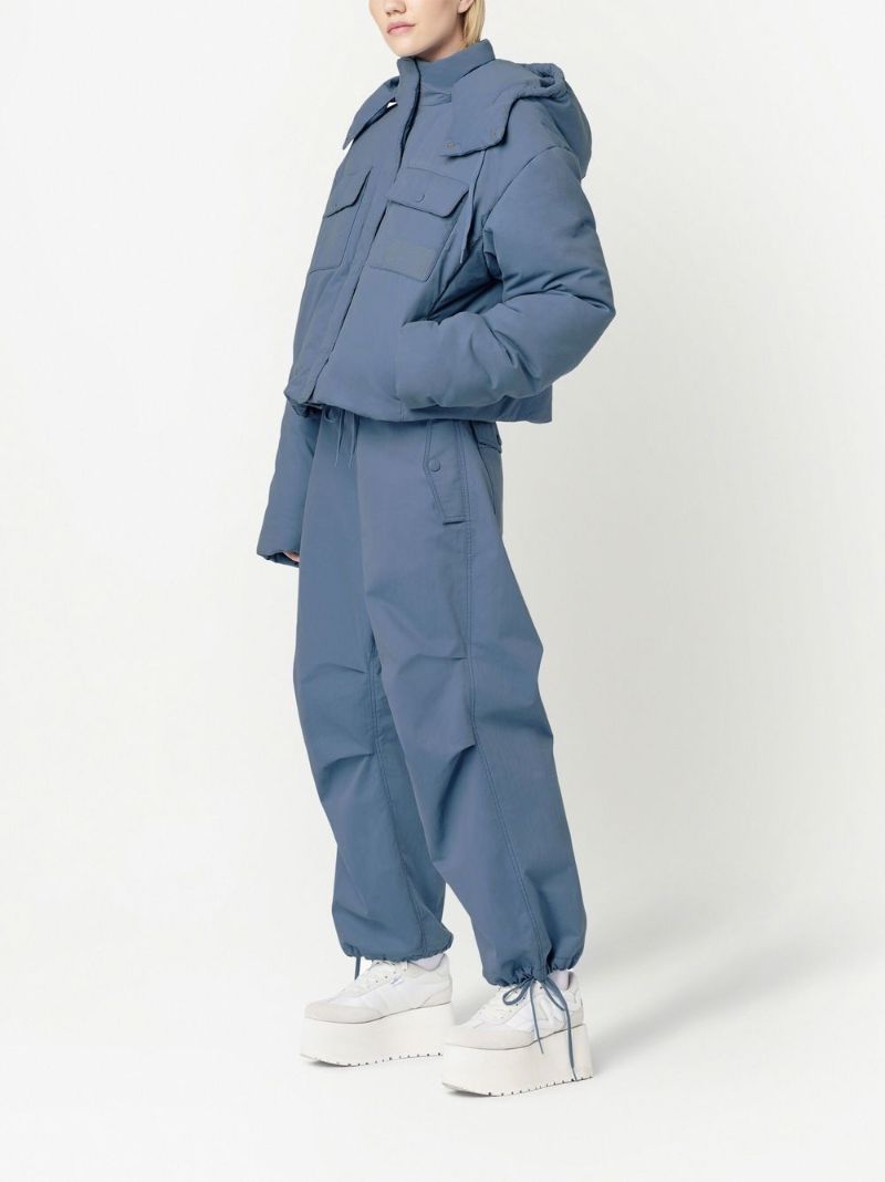 Blue Padded Cargo Jacket
