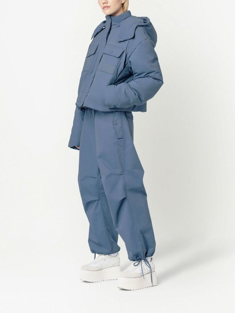 Blue Padded Cargo Jacket