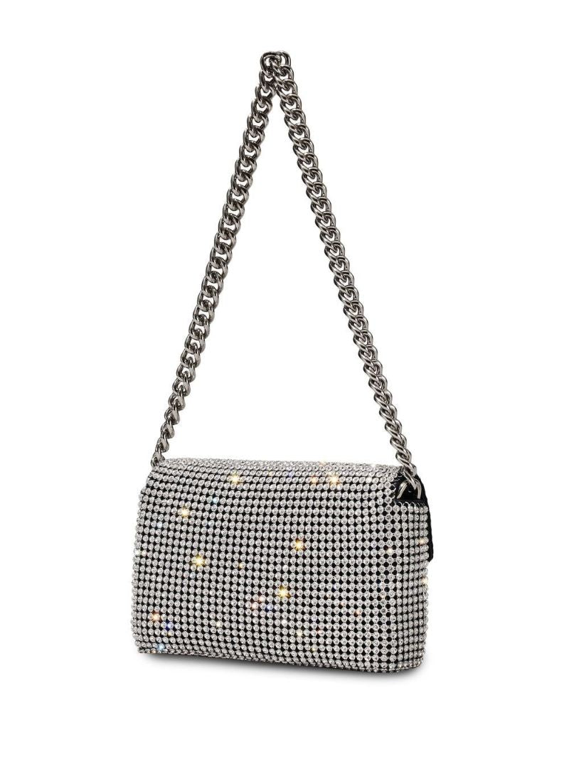 Silver the J Marc Crystal Shoulder Bag