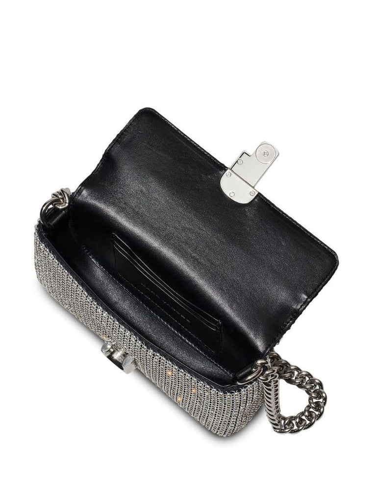 Silver the J Marc Crystal Shoulder Bag