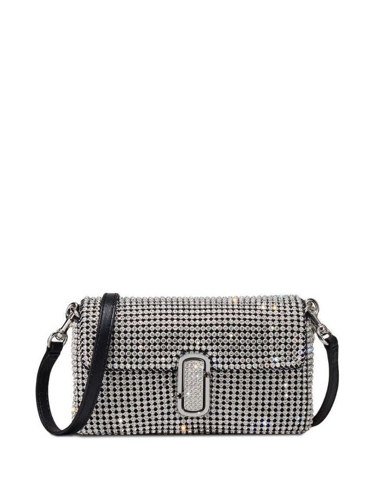 Silver the J Marc Crystal Shoulder Bag