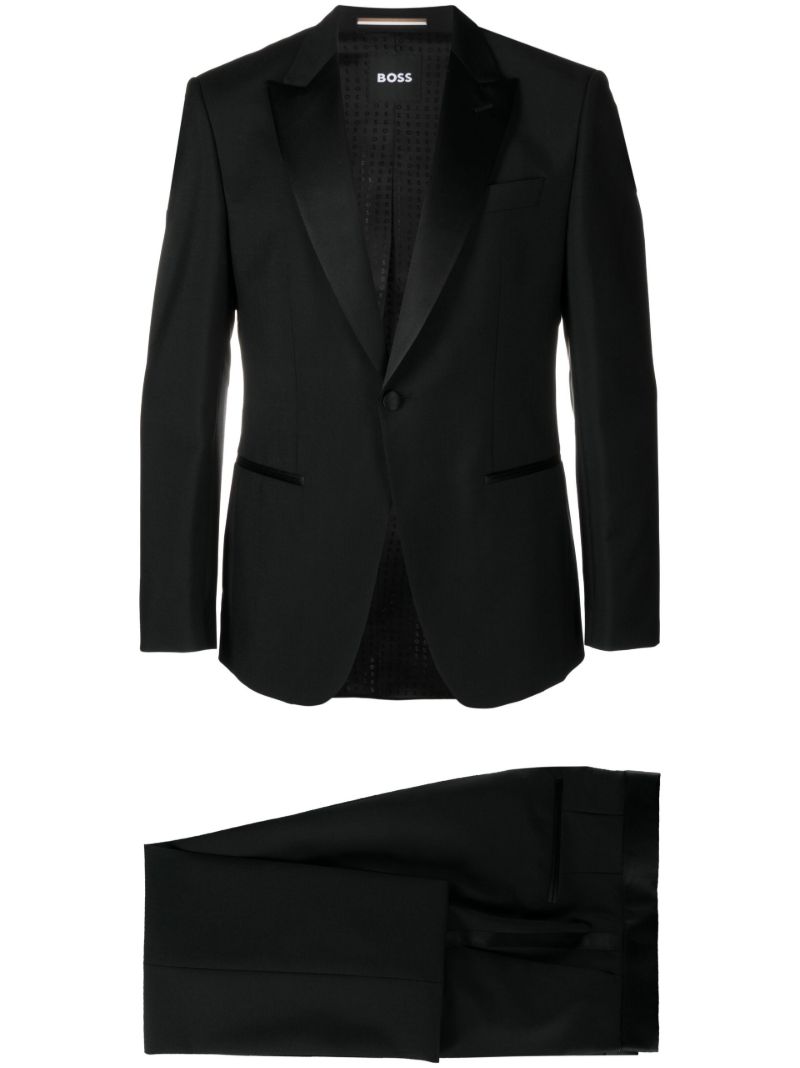 Black Single-breasted Suit
