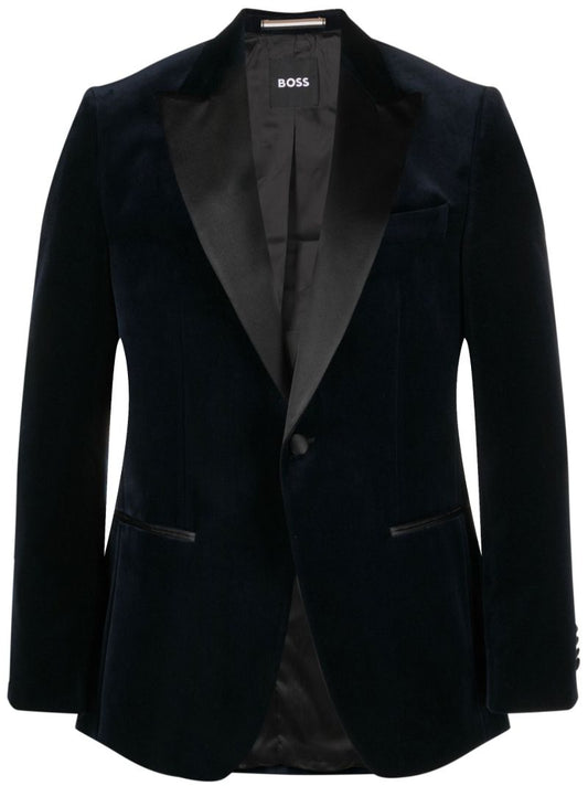 Black Velvet Tuxedo Jacket