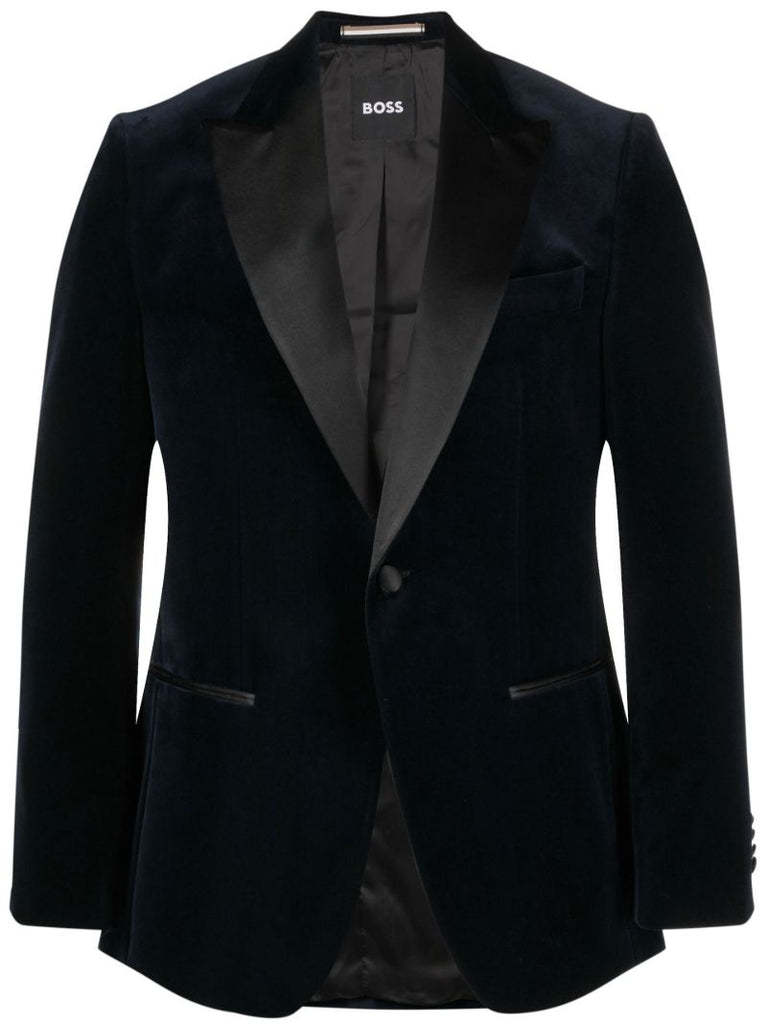 Black Velvet Tuxedo Jacket